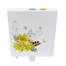 Various Printing Design Plastic Wall Mounted Flush Tank