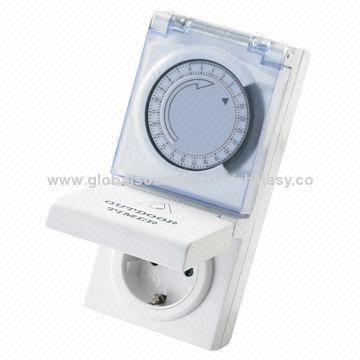Outdoor Programmable Mechanical Timer with Waterproof Function, Suitable for Many Countries