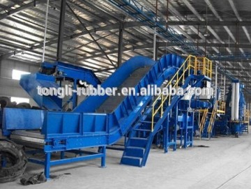 Waste Tire Recycling Plant / Tire Recycling Rubber Powder Production Line /waste tire recycling rubber powder machine