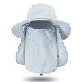Chapéu de sol personalizado do tampão da balde com aba do pescoço