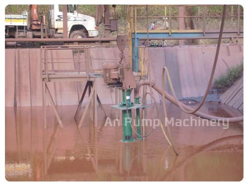 Heavy duty submersible slurry pump vertical with cutter