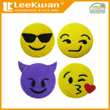 embroidery sticker patches,emoji patches,self adhensive emoji patches,emoji sticker patches