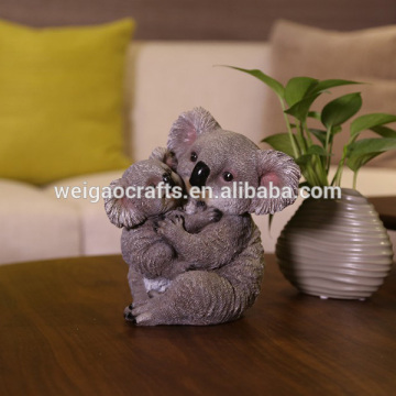 Hand painted resin crafts koala statue