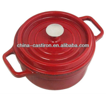 cast iron cookware with Stainless Steel Knob