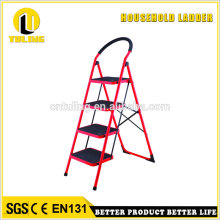 Lightweight Folding 4 Step ladder with Handgrip Handrail