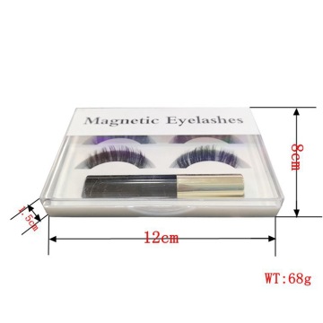 Wasserfester Eyeliner Magnetwimpern packen falsche Wimpern