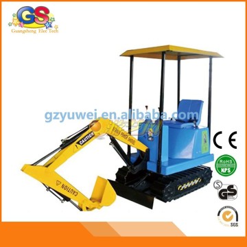 Amusement Kid Mini Game Excavator For Sale / Children Excavator