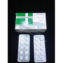 Comprimidos de clorofenamina 4 mg