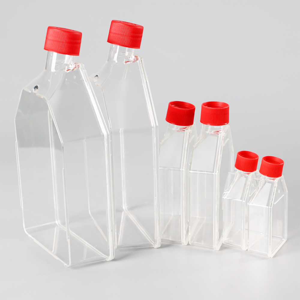 laboratory plastic sterile cell cuture flask