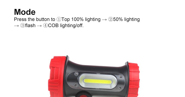 outdoor   Work Light, Rechargeable Work Light with magnet Handheld light