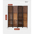 4 panel Folding wood screen partition room divider