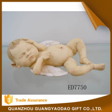 Folk Art peaceful natural angel baby figurine souvenir items art and craft