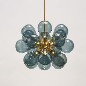 LEDER Glass Chandelier Bakeng sa Kamore ea ho phomola