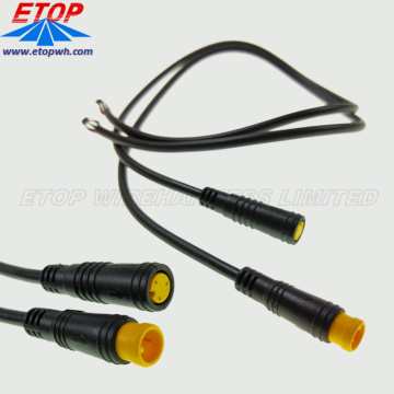 custom waterproofing ebike connector sensor cable assembly