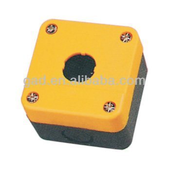 CNGAD yellow 1-hole pushbutton control box(pushbutton box,control station)(GB2-J01)