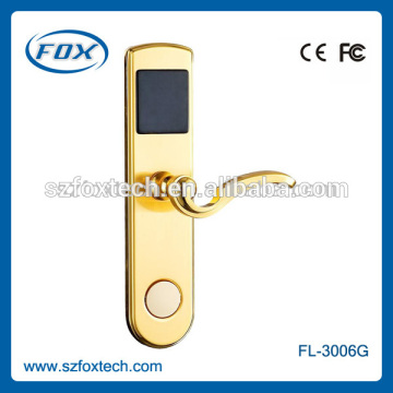 Zinc alloy battery power id card hotel lock