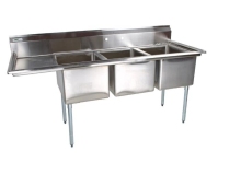 Three sinks