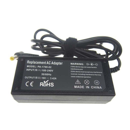 Adaptateur de chargeur pour ordinateur portable 19V 3.42A pour TOSHIBA