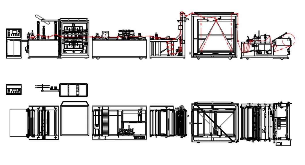 ONL-XB700-800 Automatic Full Automatic Non Woven Shopping Bag Making Machine