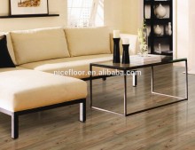 Handscraped embossed laminate wood flooring
