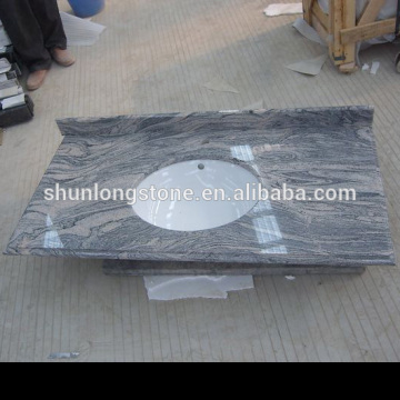 China Juparana granite Bathroom vanity top,modern bathroom vanity
