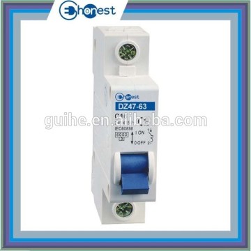 miniature circuit breaker DZ47-63 MCB, c16 miniature circuit breaker mcb