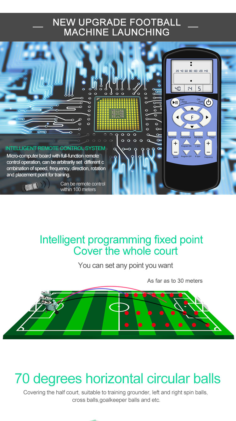 Siboasi yeni futbol atıcı makinesi futbol çekim makinesini eğitmek için