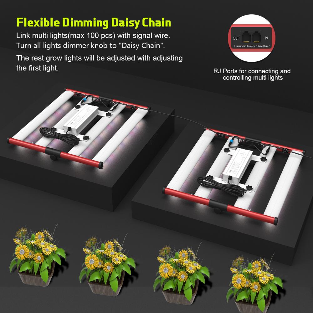 AGLEX 240W 4 BAR LUZ COM LM281B/ LM301B/ LM301H 660NM RED UV IR LED LED GROUNH LUZ HORTICULTA HYDORPONICS VEG BLOOM