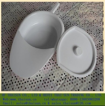 hospital plastic bed pan with cover