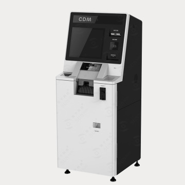 Máquina de depósito en efectivo y monedas para el pago de la factura de agua