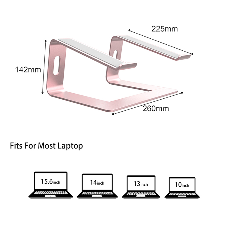 Laptop Stand, Ergonomic Aluminum Laptop Mount Computer Stand