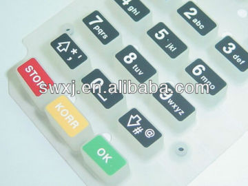 Silicone buttons