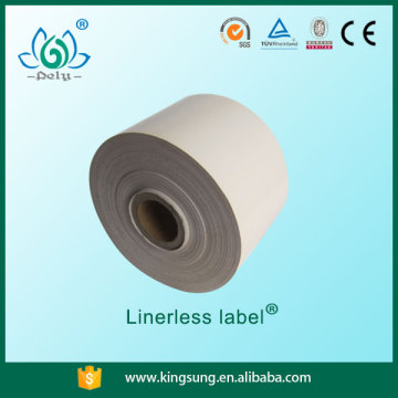 Peel off labels , Linerless label