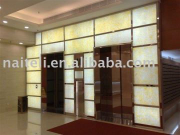 Translucent Backlit Onyx Panel for Feature Walls