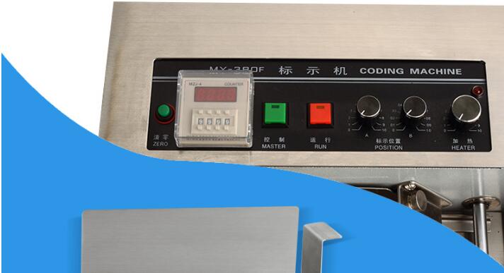 Factory price production date printer letter stamp batch coder machine