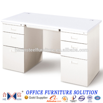 Double sided drawer office computer table