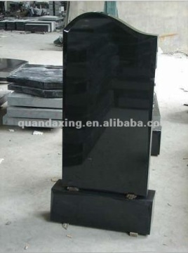 Black Granite Gravestone