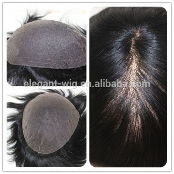 Elegant-wig natural part toupees, custom made women toupee hand tied