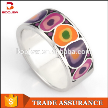 Guangzhou class ring manufacturers pure value 925 silver rubber ring