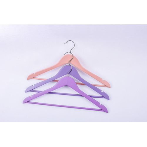 Colored Wooden Coat Hanger