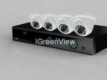 Surveillance Security System 4ch Dvr Kit With 4pcs 600tvl Ir Dome Camera?
