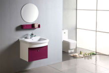 Red Small Bathroom Vanity Set