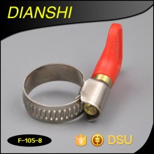 stainless steel plastic spring clamp Handle German Type Hose Clamp