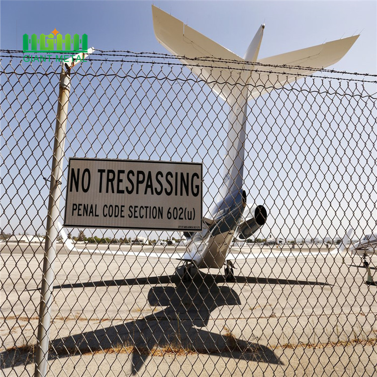 Security welded airport fence