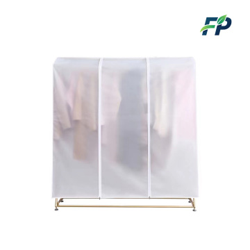 Transparent clothing dust cover