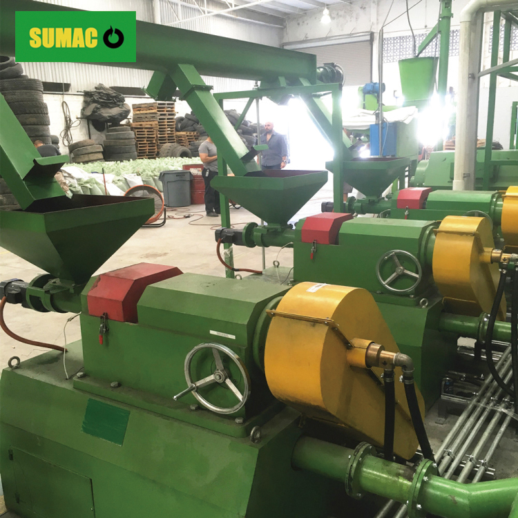 Recycling used car tire rubber grinding machine price