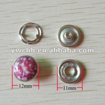 metal five prong snap button