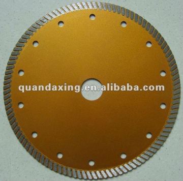 Super thin sintered turbo blade for stone