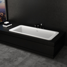 Hot Simple Embedded Drop-In Bathtubs with Solid Surface