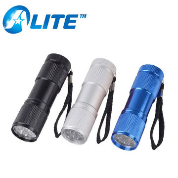 Aluminum 9 LED Torch Light Manufacturer LED Torch Light